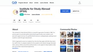 Institute for Study Abroad (IFSA) | Reviews and Programs | Go Overseas