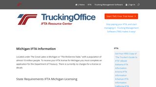 IFTA Michigan | TruckingOffice