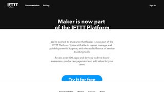 IFTTT Platform