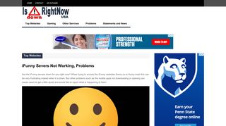 iFunny Severs Not Working, Problems | Is Down Right Now USA