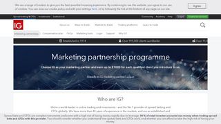 Marketing partnership | IG UK - IG.com