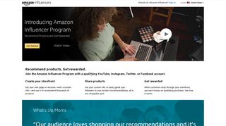 Amazon Influencer Program - Amazon Affiliate