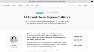47 Incredible Instagram Statistics you Need to Know | Brandwatch