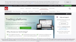 Trading Platforms | Online, Mobile & App Trading Platforms | IG UK