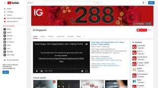 IG Singapore - YouTube