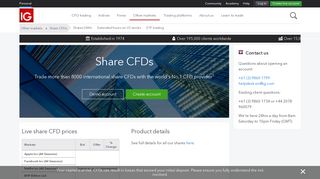 Share CFD Trading | Online Share CFD Dealing | IG EN - IG.com