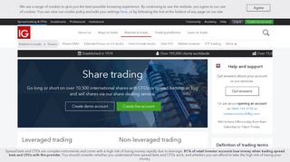 Share Trading | Online Stock Trading | Buy Shares Online | IG UK