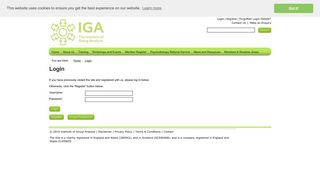 The Institute of Group Analysis - Login