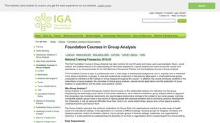 The Institute of Group Analysis - Training - Foundation Courses in ...