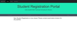 Student Portal - igdtuw