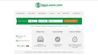 Iggy Loans.com Payday Loans up to $1000 - IggyLoans.com