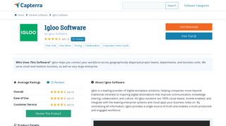 Igloo Software Reviews and Pricing - 2019 - Capterra