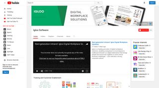 Igloo Software - YouTube