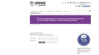 Iodine Global Network (IGN) - Member login