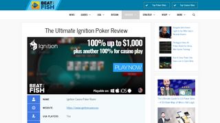 EXPOSED: Ignition Poker Review for 2019 - Don't Try To Play Without ...