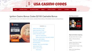 Top 3 Ignition Casino Poker Bonus Codes Feb 2019