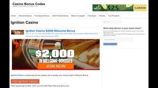 Ignition Casino | Casino Bonus Codes