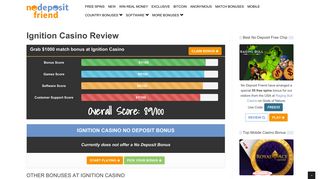 Ignition Casino | $2000 Signup Bonus - NoDepositFriend.com