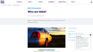 iGO4 Car Insurance & Contact Details | MoneySuperMarket