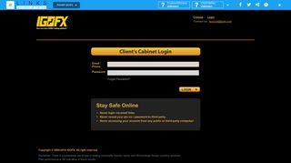 Cabinet Login | IGOFX - Website analytics by Giveawayoftheday.com