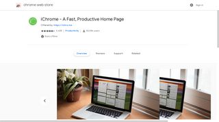 iChrome - A Fast, Productive Home Page - Google Chrome