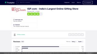 IGP.com - India's Largest Online Gifting Store Reviews | Read ...