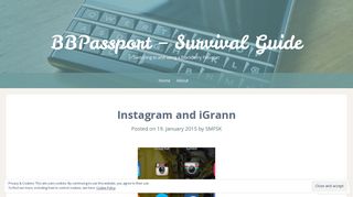 Instagram and iGrann – BBPassport – Survival Guide