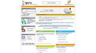 IRDA Admin Login - I Guru - The Smart Alternative