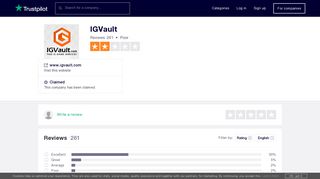 IGVault Reviews | Read Customer Service Reviews of www.igvault.com