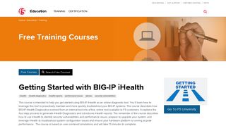 Getting Started with BIG-IP iHealth - F5 Networks