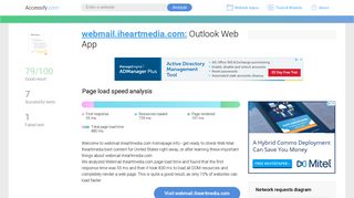 Access webmail.iheartmedia.com. Outlook Web App