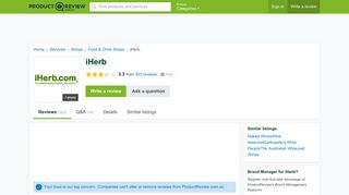 iHerb Reviews - ProductReview.com.au