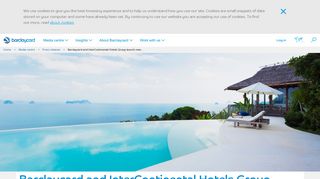 Barclaycard and InterContinental Hotels Group | Home.Barclaycard