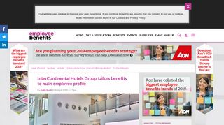 IHG uses reward philosophy to cater for different employee profiles