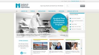 Institute for Healthcare Improvement: IHI Home Page