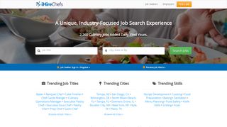 iHireChefs: Chef Jobs - Hiring for Bakers, Chefs, and Cooks