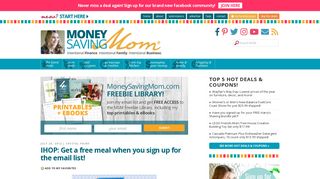 IHOP: Get a free meal when you sign up for the email list! - Money ...