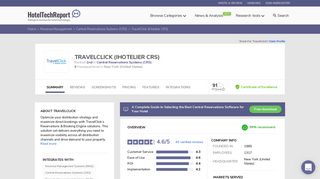 TravelClick (iHotelier CRS) Reviews - Ratings, Pros & Cons ...