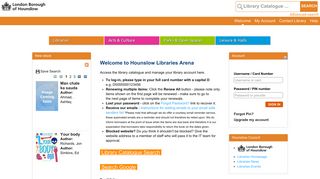 Hounslow Libraries: Welcome