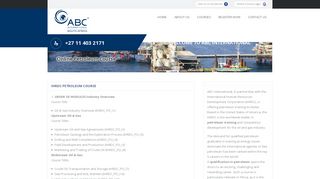Online Petroleum Course | ABC International South Africa