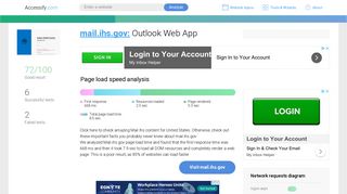 Access mail.ihs.gov. Outlook Web App