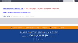 Irvington High School / Homepage - Fremont Unified School District
