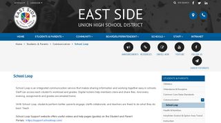 East Side Union High School District - School Loop