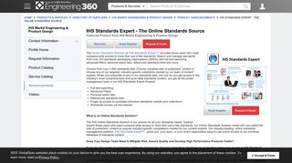 IHS Standards Expert - The Online Standards Source from IHS Markit ...