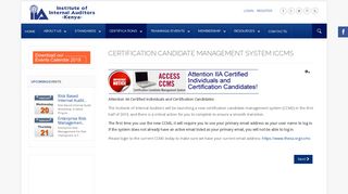 Certification Candidate Management System ... - IIA Kenya Chapter