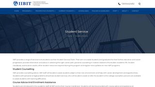 Student Service - IIBIT Education Group