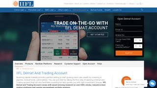 Demat Account & Trading Account - Online Stock Trading India ... - IIFL