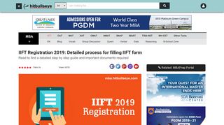IIFT 2019 Registration | IIFT 2019 Application Form | IIFT Online ...