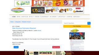 IIK Classifieds - Classified section on IndiansinKuwait.com the ...