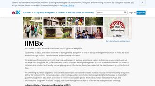 IIMBx - Free Courses from Indian Institute of Management Bangalore ...